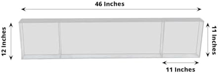 Efavormart 46x12 Clear Acrylic Connector Plate