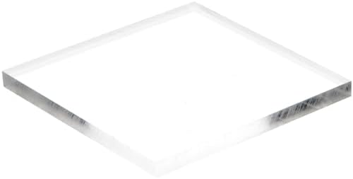 Plymor Clear Acrylic Square Display Base 3x3x025