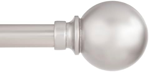 Kenney KN80102 Mercer Ball End Window Curtain Rod