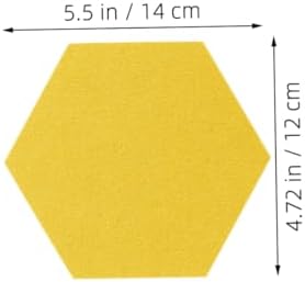 20pcs Hexagon Felt Bulletin Boards for Office and Home