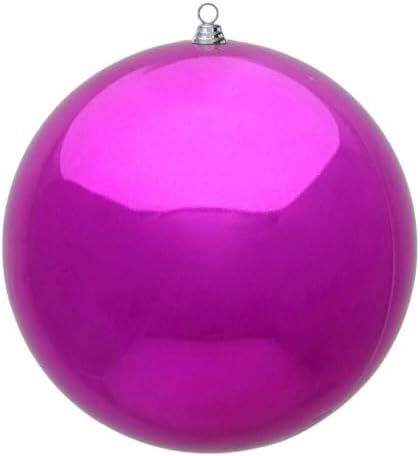 Vickerman 20 Inch Giant Fuchsia Shiny Ball Ornament