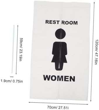 ABOOFAN Privacy Enhancing Toilet Decor Doorway Curtain Telescopic Rod