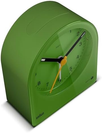 Braun Classic Analogue Alarm Clock with Snooze and Continuous Backlight