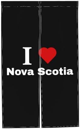 I Love Nova Scotia Blackout Curtain Panels 34x56in