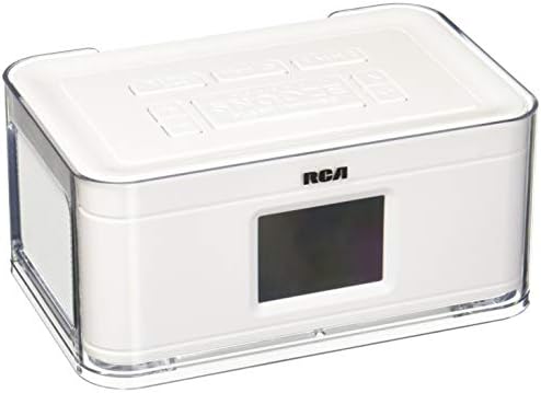 RCA Dual Alarm Clock Radio with Multicolor Wraps