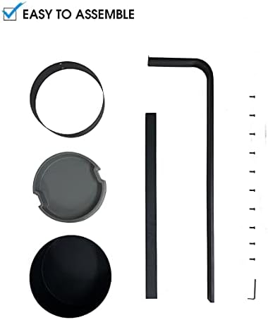 JackCubeDesign Black Steel Umbrella Stand Entryway Organizer