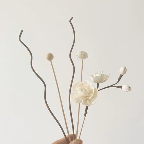 TALTAW White Rose Reed Diffuser Sticks 5 Pcs Set