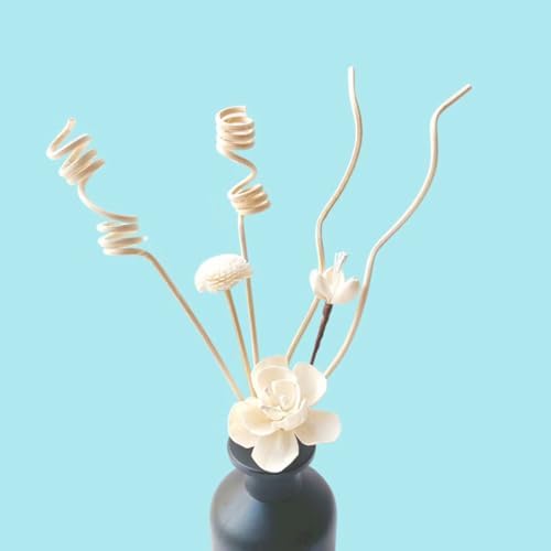 TALTAW White Rose Reed Diffuser Sticks Set 6 Pcs