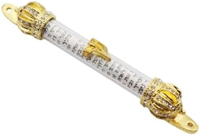 Yajuyi Mezuzah Scroll Case Decorative Door Ornament