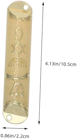 Cabilock Metal Mezuzah Plaque Scroll Door Decoration