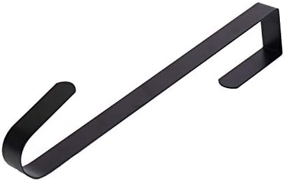 Sattiyrch 12 Inch Wreath Hanger Hook Black