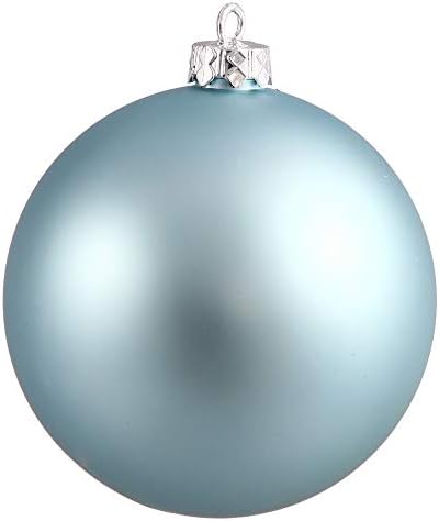 Vickerman 3 Inch Baby Blue Matte Ball Ornament - 12 per Bag