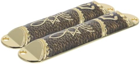 Wakauto 2set Metal Mezuzah Case with Star of David
