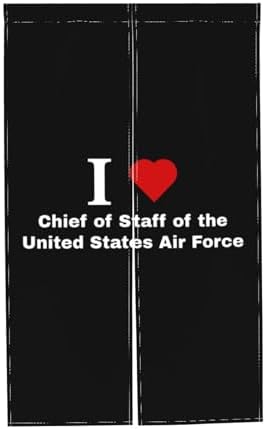 I Love Chief of Staff Blackout Curtains 34x56in