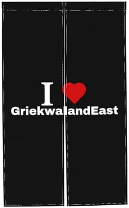 I Love GriekwalandEast Blackout Curtains for Doorways