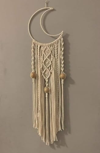 Macrame Wall Hanging Dream Catcher 13x36 Inches