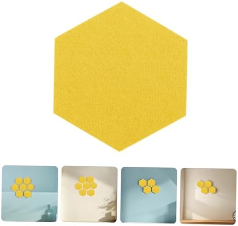 20pcs Hexagon Felt Bulletin Boards for Office and Home
