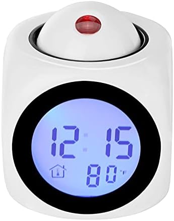 YHan Projection Alarm Clock with Voice and LED Display