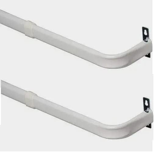 Yafa Home Fashion Heavy Duty Single Wall Mounted Curtain Rod