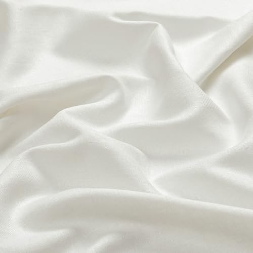 White Pinch Pleated Curtain Panel 34x84x2 for Living Room