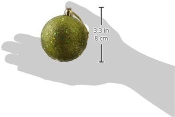 Vickerman Olive 4-Finish Ball Ornament Set 20 per Box