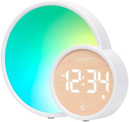 La Crosse Technology L Eclipse Light Assist Alarm Clock