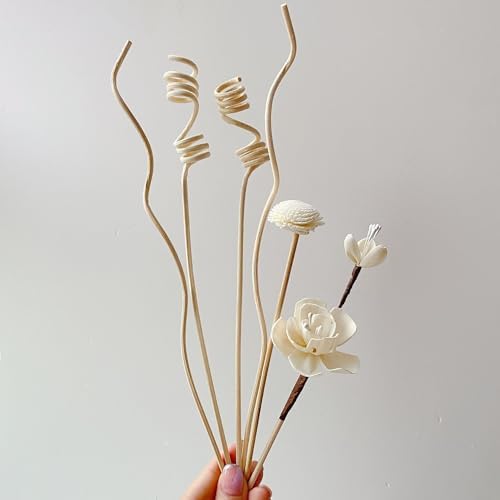 TALTAW White Rose Reed Diffuser Sticks Set 6 Pcs