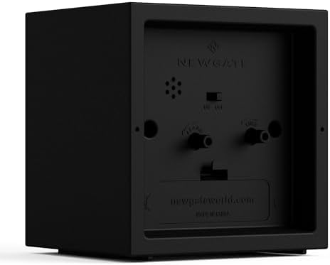 NEWGATE Equinox Alarm Clock - Sleek Modern Design