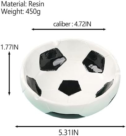 1PCS Soccer Resin Ashtray Creative Sports Decor