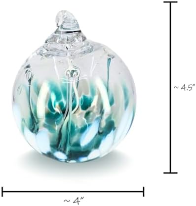 Luke Adams Glass 4 Inch Tree of Life Ornament