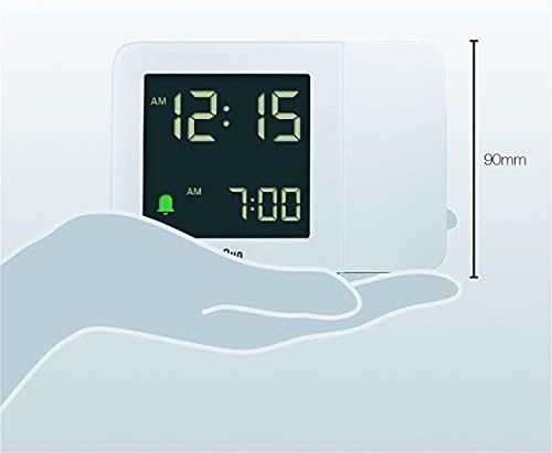 Braun Digital Projection Alarm Clock with 4 Backlight Options and Negative LCD Display