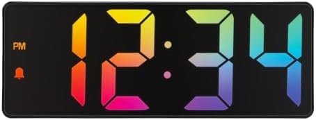 La Crosse Technology 2 Inch Gradient Alarm Clock with Temperature Display