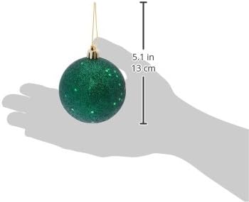 Vickerman 275 Inch Emerald 4 Finish Ball Ornament 20 Pack