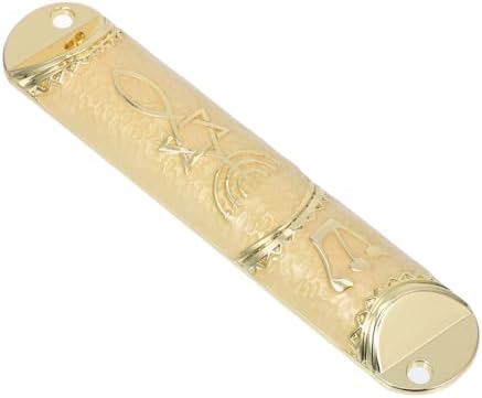 Cabilock Metal Mezuzah Plaque Scroll Door Decoration