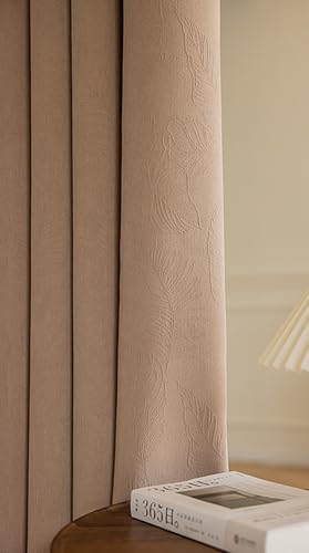 Whoiy Coffee Curtains Set of 2 Panels 84 Inch Length