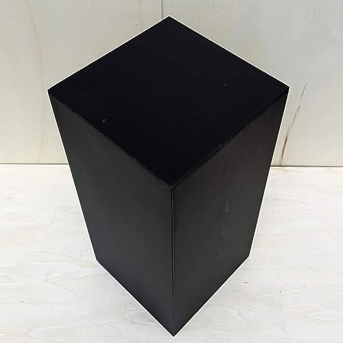 30 Inch High Matte Black Display Pedestal Stand