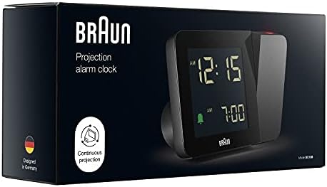 Braun Digital Projection Alarm Clock with 4 Backlight Options