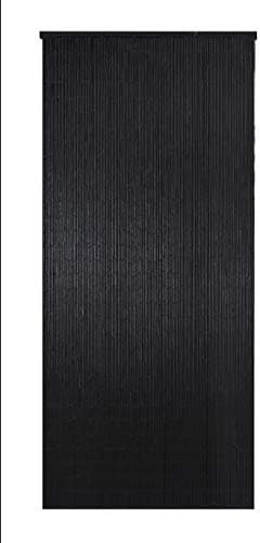 Bamboo Beaded Curtain Black