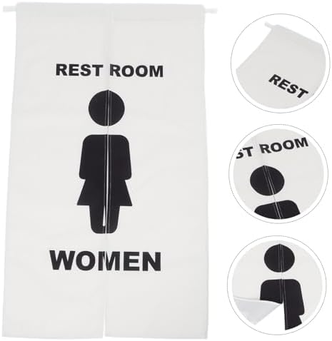 ABOOFAN Privacy Enhancing Toilet Decor Doorway Curtain Telescopic Rod