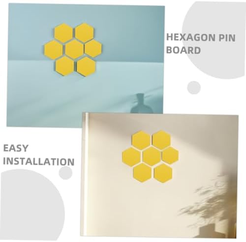 20pcs Hexagon Felt Bulletin Boards for Office and Home