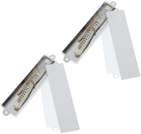 LUOZZY 4 Piece Metal Mezuzah Scrolls Door Ornament