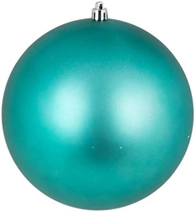 Vickerman 3 Inch Teal Matte Ball Ornament 12 Pack