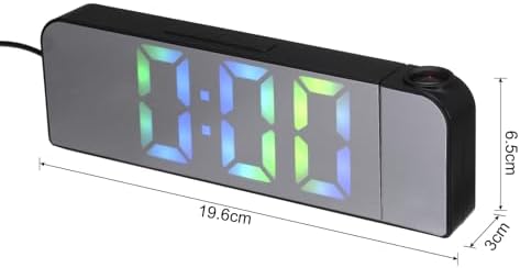 Uxcell Rainbow Light Alarm Clock with USB Charging