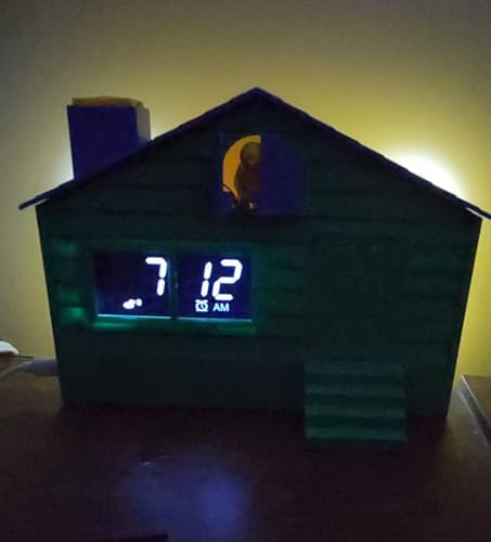 Alarm Cuckoo Clock with Sunrise Light and Bird