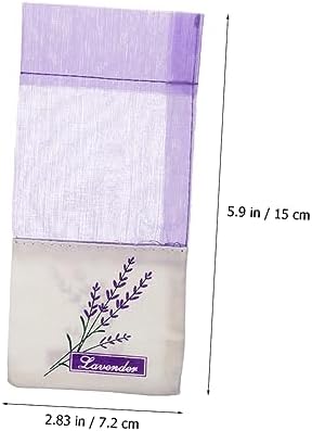 Sosoport 50pcs Lavender Sachet Bags for Home and Car Storage