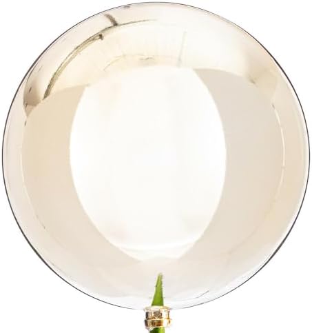 Vickerman Champagne Shiny Ball Ornament Stick 4 x 18 6Bag