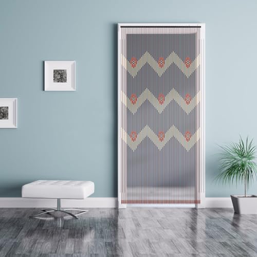 LOYALHEARTDY 60 Strand Bamboo Beaded Curtain