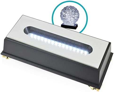 16 LED Lighted Display Stand for Crystal and Glass Art