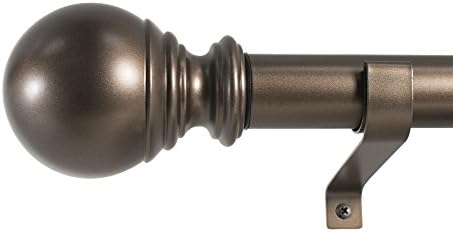 Decopolitan 30409-BZ36 Bronze Single Telescoping Rod Set