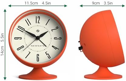 NEWGATE Spheric Alarm Clock with Retro Design